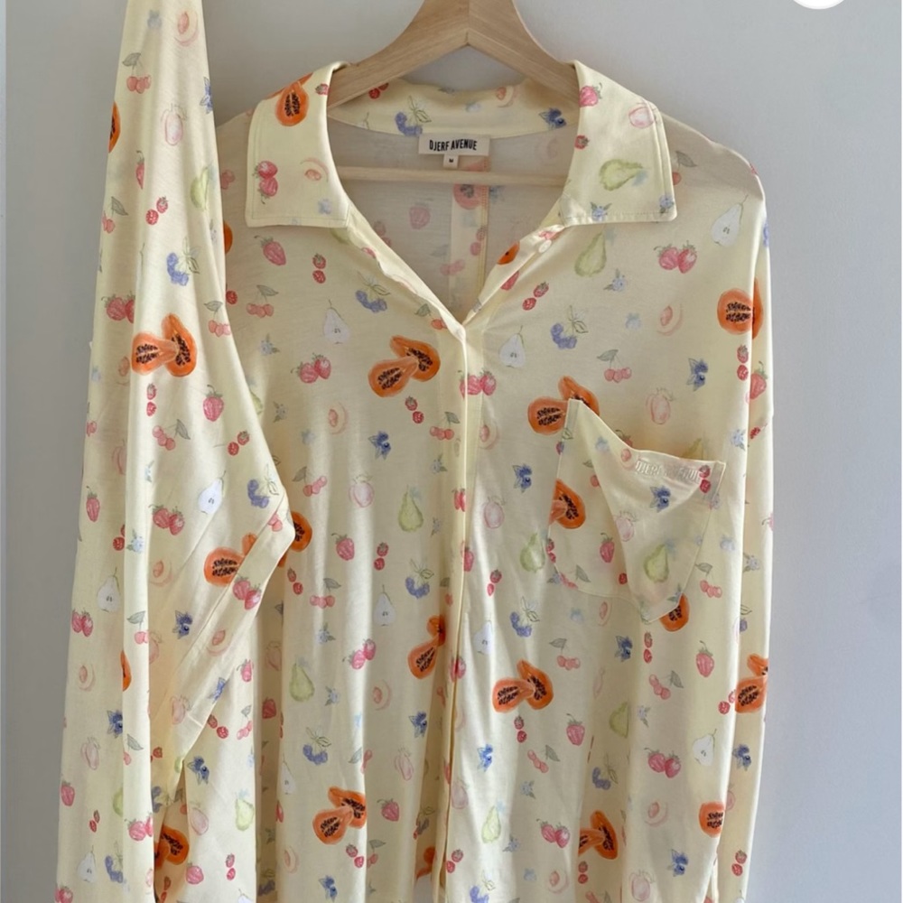 Djerf Avenue Go Slow Pajama Set